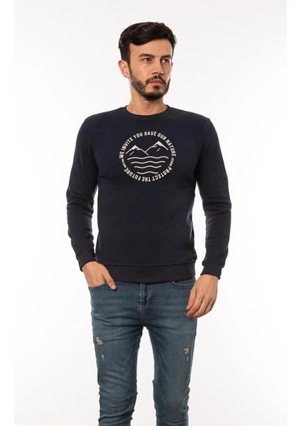 Caz 5225 3 Iplik Erkek Sweat