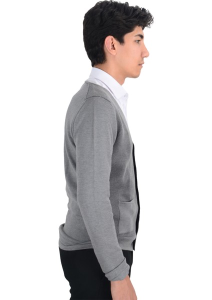 Cengiz Inler Cepli Düğmeli Erkek Triko Hırka fiyatları