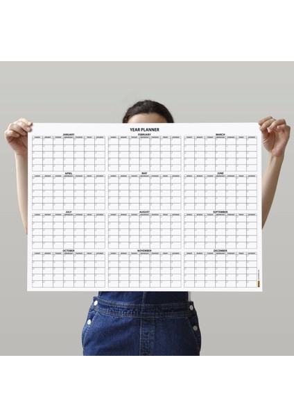 Amerikan Standardı Zamansız Yıllık Planlayıcı Takvim, Pazar Günü Başlangıçlı, Sürekli Takvim, Tarihsiz Yıllık Planlayıcı Duvar Takvimi, Zamansız Takvim fiyatları