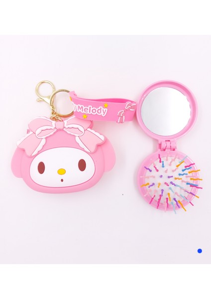 My Melody Kuromi Silikon Cüzdan Aynalı Tarak Hediye fiyatları
