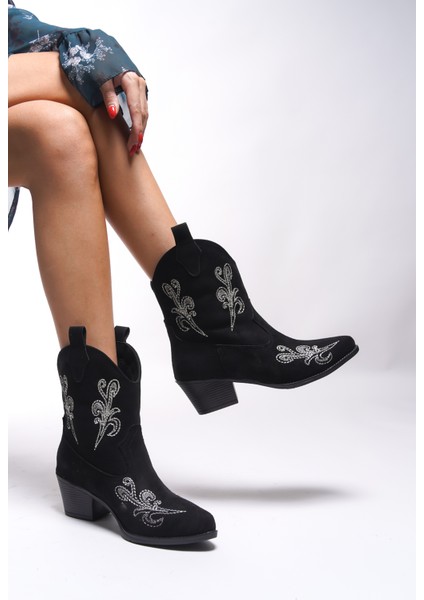 Braureas Kadın Nakışlı Western Bot 0012708 modelleri