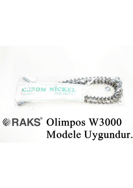 Raks Olimpos W3000 2800W Uyumlu 3000W Infrared Soba Isıtıcı Rezistans Teli (Yatay) fiyatları