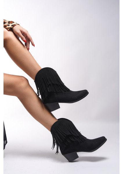 Wrioviah Kadın Püsküllü Western Bot 0012710 indirimleri