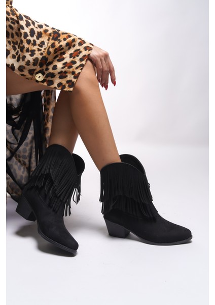 Wrioviah Kadın Püsküllü Western Bot 0012710 modelleri