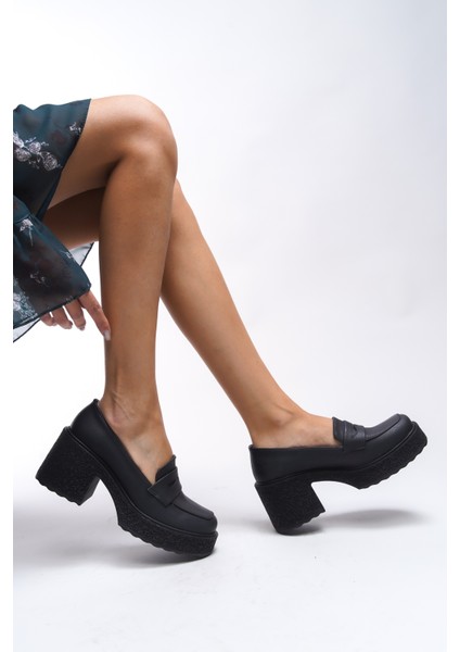 Quphrele Kadın Topuklu Loafer 00121520 indirimleri