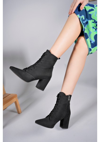 Lilethnora Kadın Vegan Deri Topuklu Bot Şık Tasarım 0012333 Rahat Yürüyüş İçin fırsatları