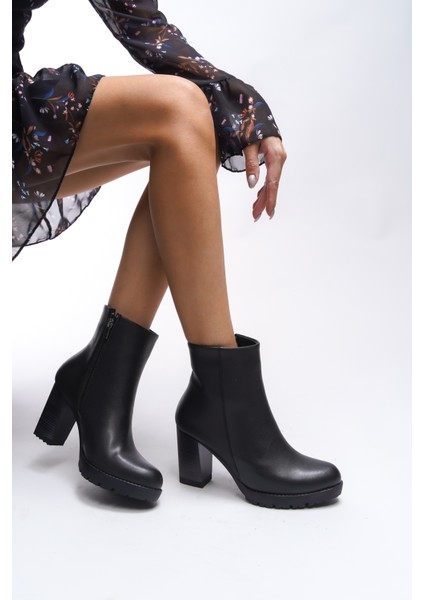 Kadın Yüksek Topuklu Bot 0012515 Günlük Kullanım için Konforlu Tasarım fiyatları