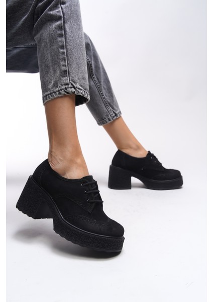 Ghinziss Kadın Topuklu Bağcıklı Loafer 00121570 fırsatları