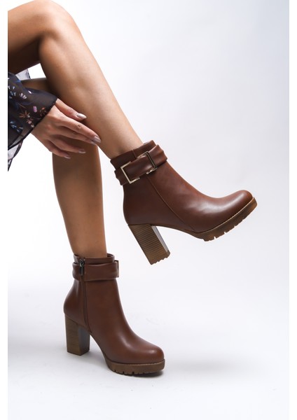 Isolniya Kadın Toka Detaylı Yüksek Topuklu Bot 0012503 modelleri