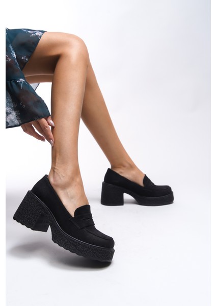 Quphrele Kadın Topuklu Loafer 00121520