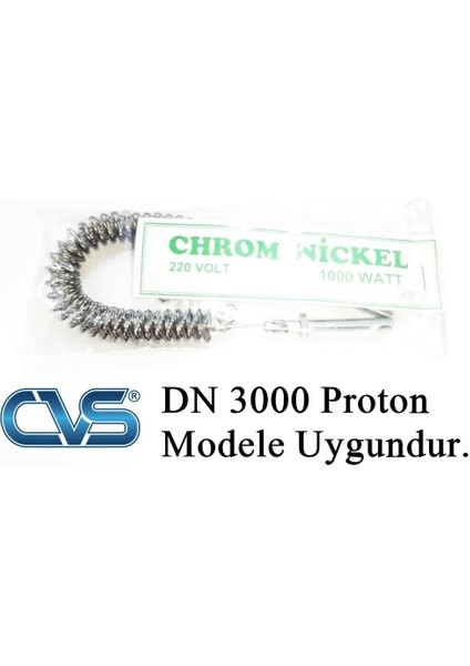 Cvs Dn 3000 Proton Modele Uyumlu 1000W Infrared Soba Isıtıcı Rezistans Teli (Yatay)