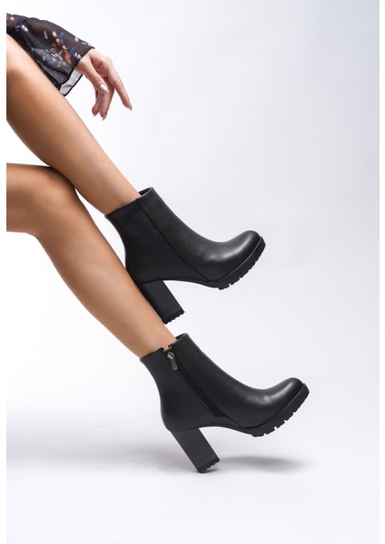 Kadın Yüksek Topuklu Bot 0012515 Kaliteli Dış Materyal ile Rahat Yürüyüş indirimleri