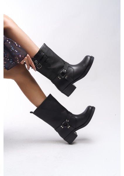 Galmicca Kadın Toka Detaylı Kısa Çizme 00123022 modelleri