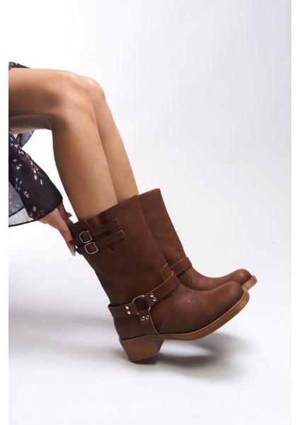 Galmicca Kadın Toka Detaylı Kısa Çizme 00123022 fiyatları