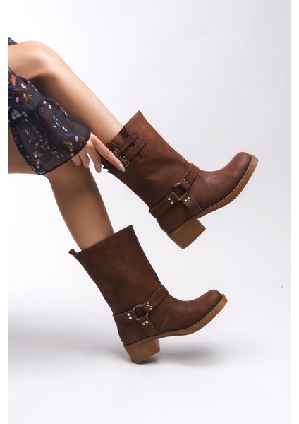 Galmicca Kadın Toka Detaylı Kısa Çizme 00123022 modelleri