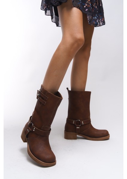 Galmicca Kadın Toka Detaylı Kısa Çizme 00123022 fırsatları