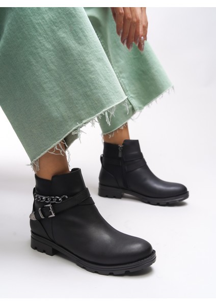 Relrunia Kadın Zincir ve Toka Detaylı Bot