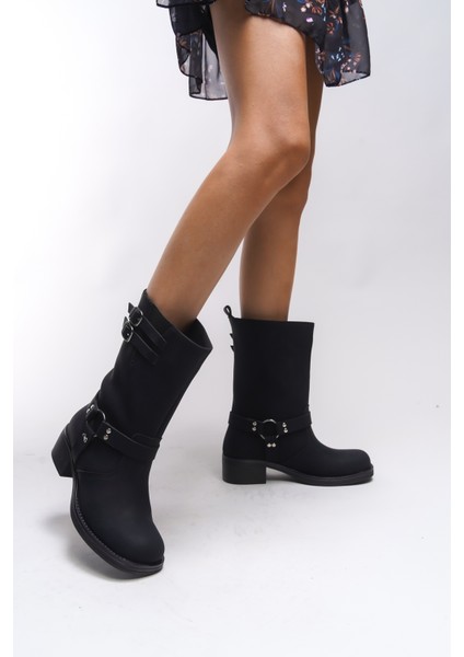 Galmicca Kadın Toka Detaylı Kısa Çizme 00123022 fırsatları