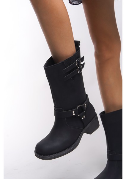 Galmicca Kadın Toka Detaylı Kısa Çizme 00123022 indirimleri