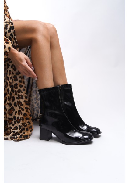 Laezaen Kadın Topuklu Streç Bot