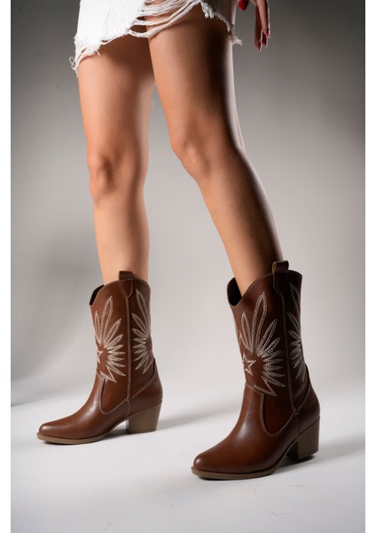 Rhifthil Kadın Çizme 00125001 Vegan Deri Konforlu Şık Tasarım Topuklu fiyatları