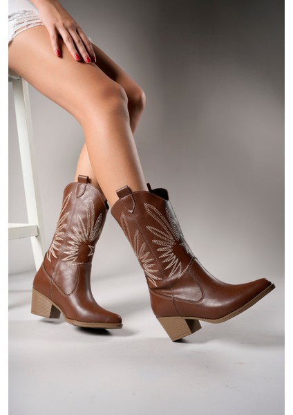 Rhifthil Kadın Çizme 00125001 Vegan Deri Konforlu Şık Tasarım Topuklu fırsatları