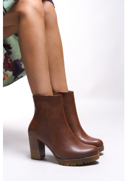 Greslyrra Kadın Yüksek Topuklu Bot 0012515