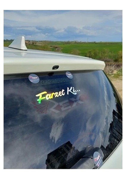Farzet Kihologram Oto Sticker
