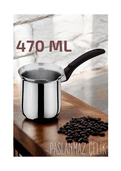 Paslanmaz Çelik Cezve 470 ml