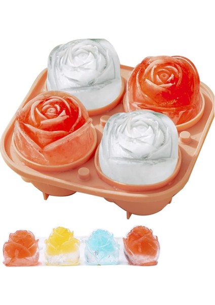 Gül Mum Kalıbı 4lü + Mum Fitil Tutacağı 10LU + Mum Fitili 5 M Mum Yapımı Seti Silikon Mum Kabı fiyatları