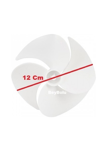 Arçelik Uyumlu 12 cm Buzdolabı Fan Pervane No Frost Buzdolabı Fan Pervanesi