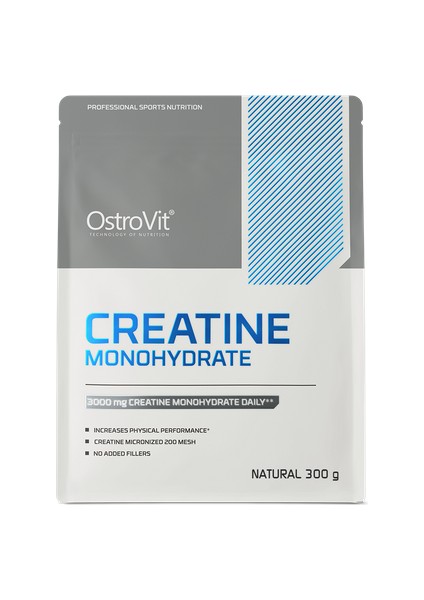 Ostrovıt Pharma Creatine Monohydrate Powder 300 gr - 100 Servis