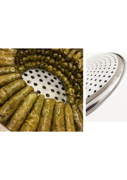 Afili Home 1 Adet Dolma, Sarma Altlığı, Dolma Tenceresi Dip Tutmaz Önleyici, Tencere Sarma Altlığı 24 cm