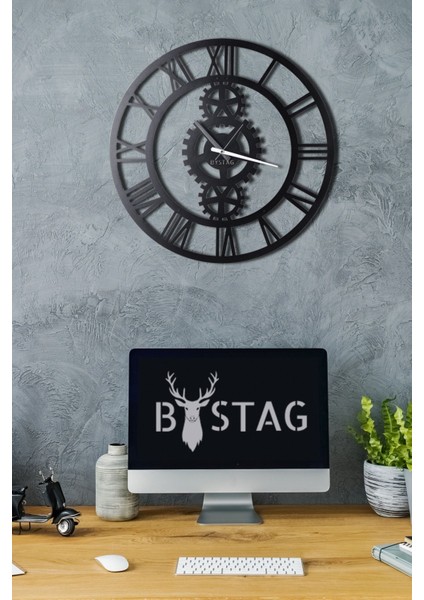 Dekoratif Metal Duvar Saati Gear modelleri