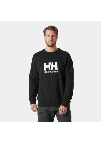 Helly Hansen Hh Logo Crew 2.0 Sweatshırt Erkek Siyah Sweatshirt HHA.30395-HHA.990