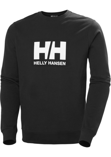 Helly Hansen Hh Logo Crew 2.0 Sweatshırt Erkek Siyah Sweatshirt HHA.30395-HHA.990