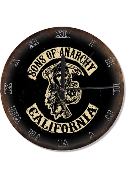 30 cm çapında modern beyaz duvar saati, retro tarz dekoratif tasarım