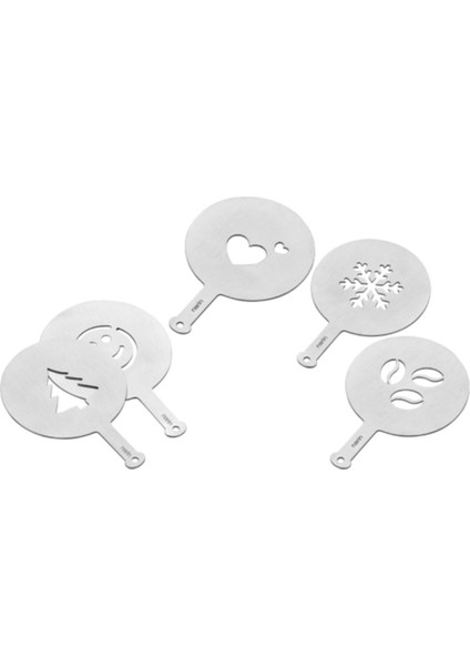 Kahve / Tatlı Desen Kalıbı - Kalp