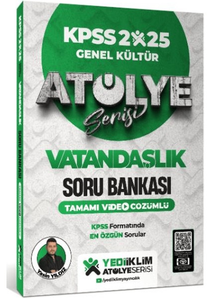 2025 KPSS Genel Kültür Atölye Serisi Vatandaşlık Tamamı Video Çözümlü Soru Bankası