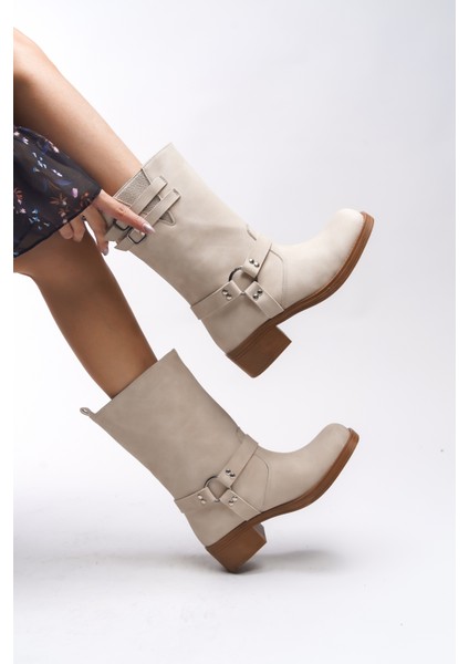 Galmicca Kadın Toka Detaylı Kısa Çizme 00123022 fiyatları