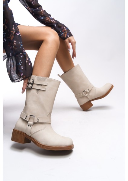 Galmicca Kadın Toka Detaylı Kısa Çizme 00123022 modelleri