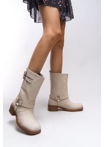 Galmicca Kadın Toka Detaylı Kısa Çizme 00123022 indirimleri