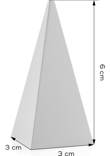 Modern Ev Aksesuarı, Beton Piramit Yüzüklük, Zarif ve Pratik modelleri