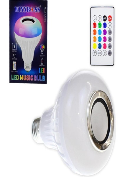 Winboss LED Music Bluetoothlu Ampul WN1156