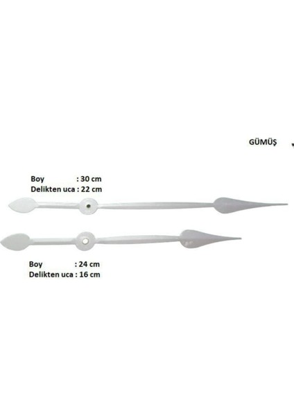Saat Mekanizması, 1 Adet 18 mm Uzun Set Sessiz Duvar Saati Mekanizması Askısız