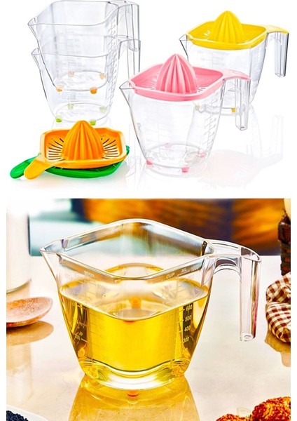 Limon Portakal Narenciye Sıkacağı Katı Meyve Sıkacağı 1 Lt Ölçü Kabı Pratik Mutfak Gereçleri