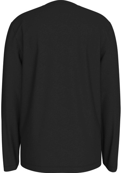Baskılı Siyah Erkek T-Shirt IU0IU00677BEH fırsatları