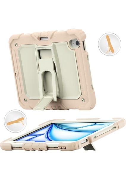 iPad Air 11 (2024) Pc Omuz Askılı Silikon Tablet Kılıfı (Yurt Dışından) fiyatları