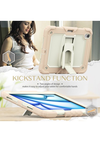 iPad Air 11 (2024) Pc Omuz Askılı Silikon Tablet Kılıfı (Yurt Dışından) indirimleri
