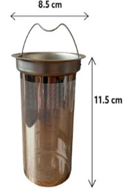 Çay Makinesi Demlik Süzgeçi Paslanmaz Çelik